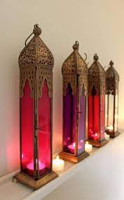 Pink Tall Moroccan Style Lantern Moroccan Decor Morrocan Decor Moroccan Lanterns