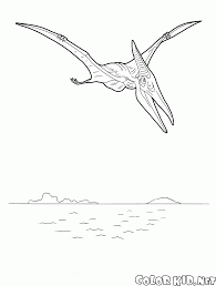 It had a wingspan of up to 7 m! Coloring Page Pteranodon
