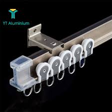 Ceiling hanging curtain room divider. Aluminum Ceiling Mount Curtain Track Profile Simple Single Rose Gold Room Divider Privacy Drapery Rail Buy Outdoor Aluminum Railing Aluminum Hanging Rail Side Mount Railing Product On Alibaba Com