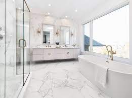 If you belong to those lucky people, the following master bathroom ideas are all you need to define your taste in home décor. Bathroom Gallery Cheo Dream Home White Bathroom Marble Effect Tile