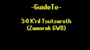K'ril tsutsaroth is one of zamorak's generals, and at level 650, is amongst the most fearsome beasts to ever have set foot upon gielinor. 5 0 K Ril Tsutsaroth Zamorak Godwars Guide Osrs Youtube