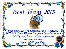 Exampur is conducting a quiz contest for the competitive examination where users can participate and win cash. 2015 This Certificate Of Excellence Is Presented To Ppt Download