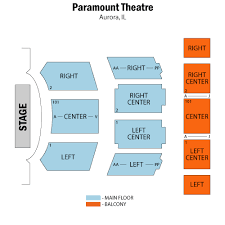 Paramount Theatre Aurora Tickets Schedule Seating