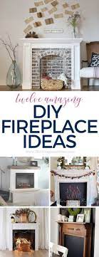 Attach the right angle metal brackets just below. 12 Gorgeous Diy Faux Fireplace Ideas The Turquoise Home