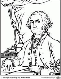 On april 30, 1789, george washington, standing on the balcony of federal hall on wall street in new york, took his oath of office as the first president of the united states. President George Washington Coloring Pages Download And Print For Free Coloring Home