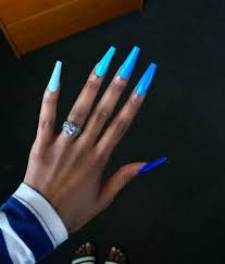 Despite being neon blue, it's not overwhelming and gives your n. Baby Earl On Instagram Blue Tings Louisville Kentuckygirl Collegegirls Co Blue Acrylic Nails Pink Acrylic Nails Bright Summer Acrylic Nails