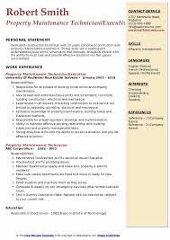 Free, fast and easy way find property maintenance technician jobs of 1.530.000+ current vacancies in usa and abroad. Property Maintenance Technician Resume Samples Qwikresume