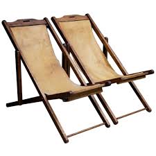 Leather Deck Chairs 1stdibs Com Vintage Patio Deck Chairs Garden Furniture