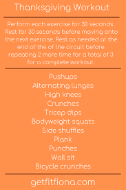We are open today for classes at 8am & 9am. Thanksgiving Workout Get Fit Fiona