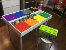 Design Patent Pending Large Tall Building Blocks Table Kids Large Lego Table Activity Table Train Table Lego Table With Storage Lego Table With Storage Building For Kids Block Table