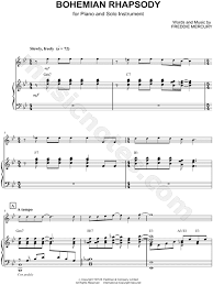 Quiet) and articulation (legato vs. Bohemian Rhapsody Sheet Music Easy
