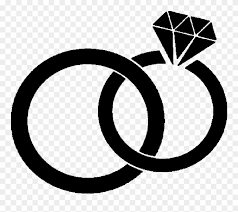 Wedding rings clipart | ring sketch, interlocking wedding. Black And White Wedding Rings Clipart Png Download 3845102 Pinclipart