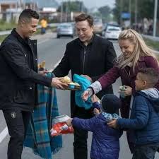 Fame Meets Compassion; Ronaldo, Elon Musk and Ronda Rousey Give Back to  Those Who Need It Most. 🥰