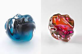 Fluid Rocks Artist Flavie Audi Forms Gem Like Sculptures From Glass Sculptures Glass Art Glass