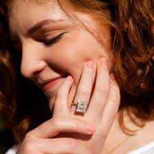 Vintage Circa 1970s 0.67 Carat Old Cut Diamond Square Ring 18 Carat Yellow  Gold at 1stDibs