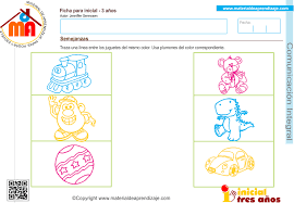 Maybe you would like to learn more about one of these? Fichas Para Ninos De Tres Anos De Juegos Y Juguetes