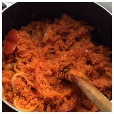 There's something suspicious about egg fried rice. Party Jollof Rice Nigerian Sisi Jemimah