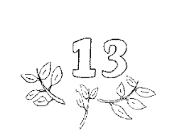 While some of the coloring pages are available exclusively to our members, some of them are free for your personal use. 13 Number And Things Coloring Page