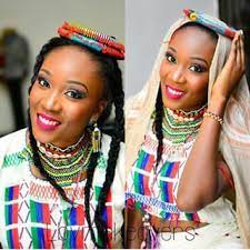 And A Fulani Bride Nigerian Wedding Hairstyles Hausa Bride Nigerian Bride