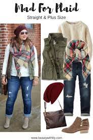 From Pinterest To Your Closet Mad For Plaid Beauty With Lily Plus Size Winter Outfits Plus Size Fall Fashion Plus Size Fall Outfit