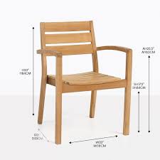 Horizon Dining Chair Angle Cm In Dining Arm Chair Chair Teak Dining Chairs