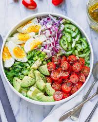 Pepper, and 3/4 cup water. Avocado Salad Recipe With Tomato Eggs And Cucumber Healthy Avocado Salad Recipe Eatwell101