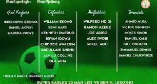 According to saturday independent, gernot rohr is now in a race against time to get his super eagles team list sorted out as the confederation of africa football (caf) has affirmed that all the 24 teams for the competition should submit their final list 11 days before the. Rohr Invites Players For 2021 Afcon Qualifiers Channels Television