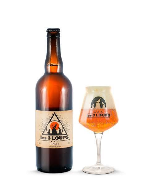 3 LOUPS TRIPLE 75 cl. - Brasserie Les 3 Loups