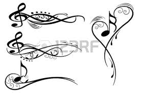Stock Photo Tatouages De Note De Musique Image Note De Musique Et Dessin Musique