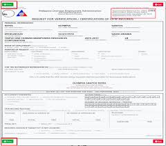 Collateral papers (rem or chattel mortgage) How To Get Ofw Information Sheet In Poea Online