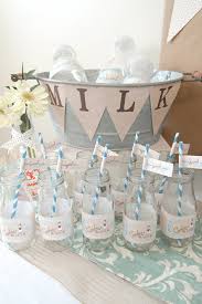 Kara S Party Ideas Cookies And Milk Baby Shower Party Ideas Decor Planning