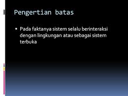 Sistem ini bekerja secara otomatis tanpa adanya turut campur tangan dari pihak diluarnya. Pendekatan Sistem Kesehatan Ppt Download