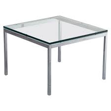 Side, end and coffee tables view all. Florence Knoll Glass And Chrome Side Table For Knoll For Sale At 1stdibs