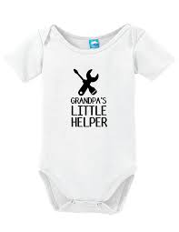 Grandpas Helper Bodysuit Onesie Funny Baby Bodysuit Baby Boy Outfits Camo Baby Stuff