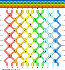 11 Strands 6 Colors And 10 Rows Friendship Bracelet Patterns Friendship Bracelets Designs Bracelet Patterns