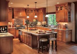Mission Kitchen With Island Designs Photo Gallery Wood Cabinets Cornerstone Kitchens In Beech Craftsman Style Kitchens Kitchen Style Kitchen Cabinet Styles