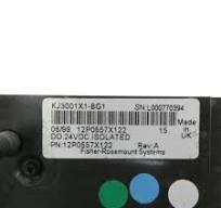 FISHER ROSEMOUNT 12P0557X122 KJ3001X1-BG1 24VDC UNMP