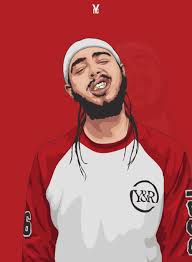 Pin By Alpamys Duckworth On Hip Hop Art Post Malone Wallpaper Post Malone Rapper Art