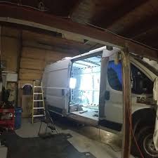 Using Ikea Cabinets In A Sprinter Promaster Transit Camper Van Conversion Build A Camper Van Camper Van Shower Camper Van Conversion Diy