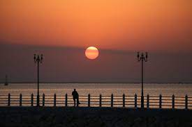 دولة الكويت غروب الشمس kuwait sun set sunset celestial celestial bodies