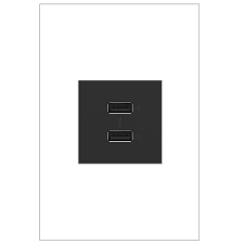 The adorne collection by legrand offers solutions to match any taste and finishes to fit any personality. Legrand Adorne 6 0 Amp Type A A Graphite Usb Outlet At Menards