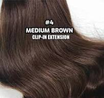Clip-ins #4 Medium Brown Hand-made 100% Human Hair Clip-in Hair Extensions  - Etsy