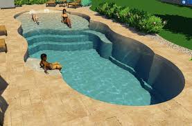 Thursday Pools Sandal Beach Entry 39 Pool Model Pools Backyard Inground Pool Houses Swimming Pools Backyard