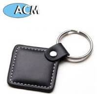 China t5577 keyfob On sale，Leather Keychain Rfid ...
