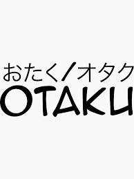 Otaku In Japanese English Anime Manga Font Sticker By Dare2defy Otaku Anime Stickers Japanese