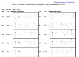 Maybe you would like to learn more about one of these? Lembar Latihan Menulis Untuk Anak Rumah Pintar
