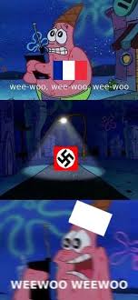 Find and save germany memes | country in central europe that got divided after wwii. Historical Memes On Twitter Wwii Spongebobmeme Spongebob France Germany History Memes