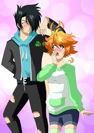 Couldn't form a proper sentence. Tpn Ray X Emma By Elementalalchemist03 On Deviantart