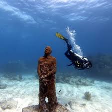 Scuba Diving In Musa Underwater Museum Cancun