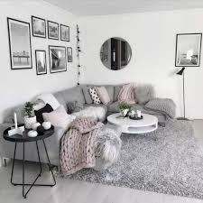 Grey is a perfect neutral. Loving This Light Grey Modern And Cozy Living Room Decor Livingroom Decor Living Room Decor Cozy Small Modern Living Room Cozy Living Rooms
